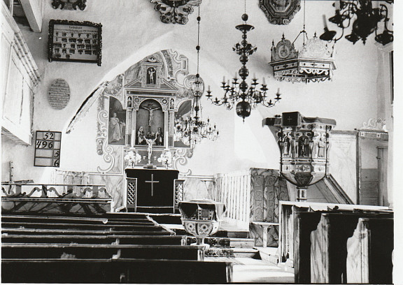 Kirche innen vor 1945