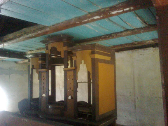 altes Orgelgehäuse in der alt-lutherischen Kirche, ist nicht mehr vorhanden