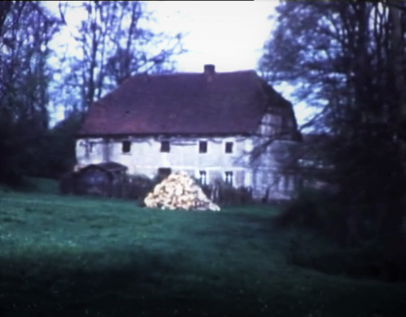 Mittelmühle, abfotografiert von einer Filmaufnahme die 1978 von Gerhard Lehmann, Brigitte Jaeger aufgenommen wurde