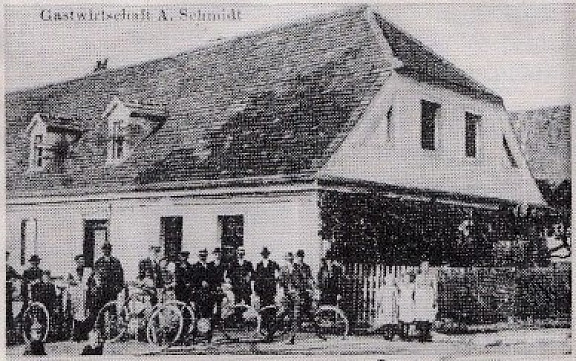 Schützenheim - Gastwirtschaft Schmidt aus alter Postkarte von 1923