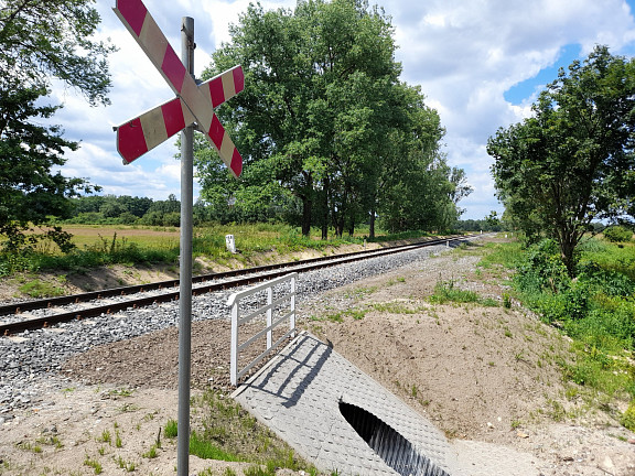 bei dem Stein 159/3 stand in den 70er Jahren ein Wartehaus